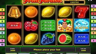 Good Risk Game And Bonus Round - Fruit Fortune Slot Machine