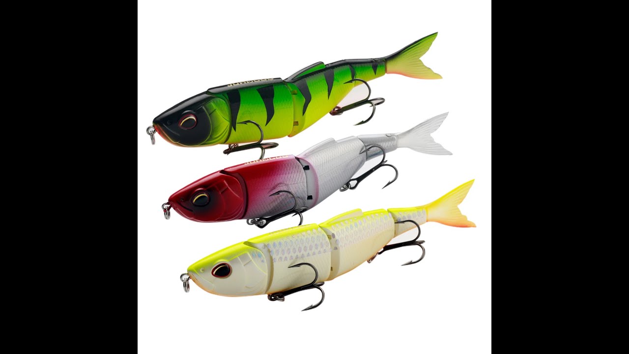 Multi Jointed Swimbait Fishing Lures 4 Segments Crankbait for Wobblers