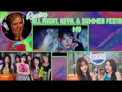 Reacting "All Night" "Heya" & "Summer Festa" MV  | IVE Reactions | WonderCheeze