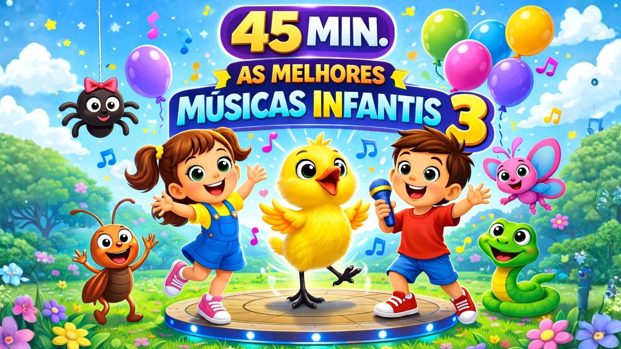 As Melhores Músicas Infantis 3 | Coletânea Animada | Dedé e Bubu Show