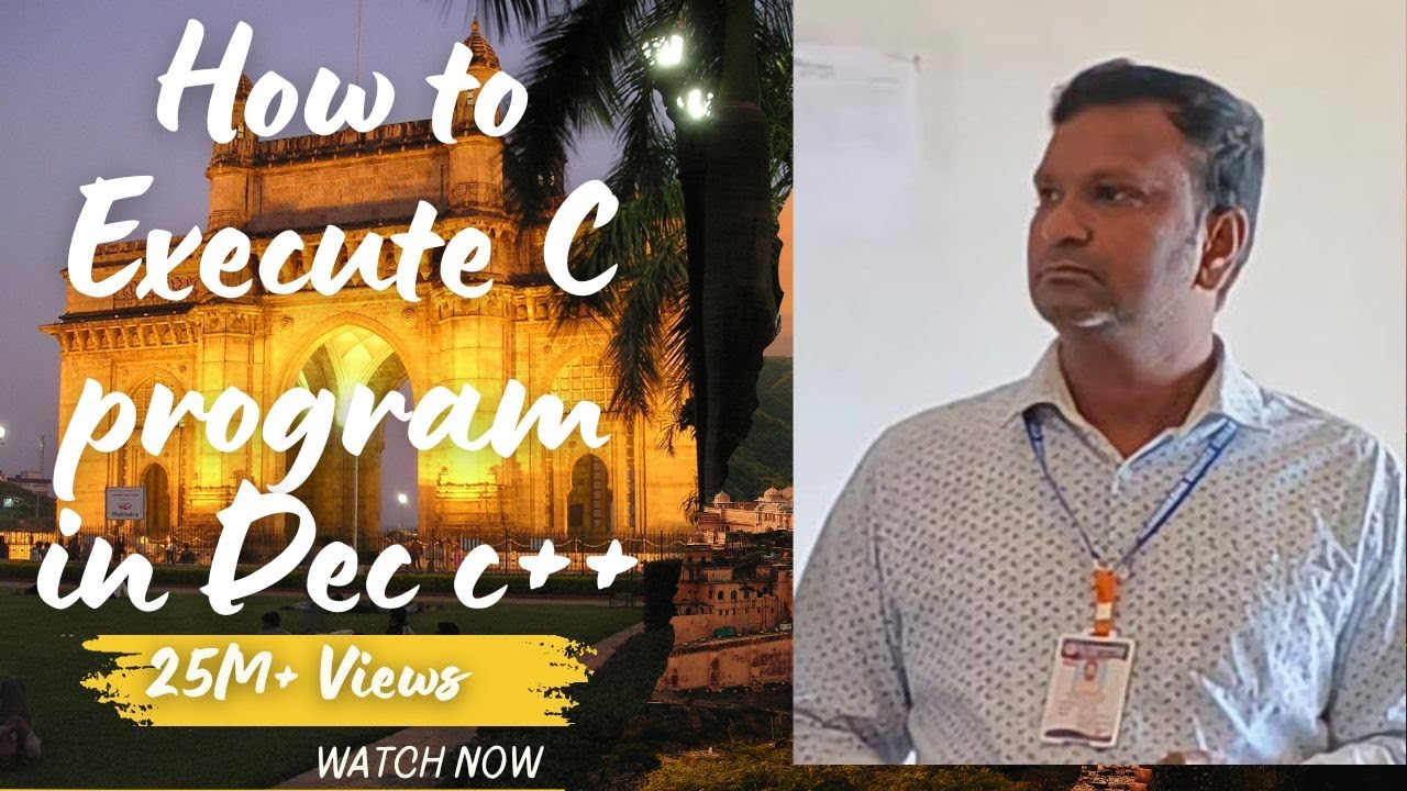 How to execute C Program in Dev C++ SW - YouTube