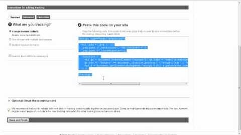 How do I embed Google Analytics on my website using 16 Interactive CMS Content Management System?