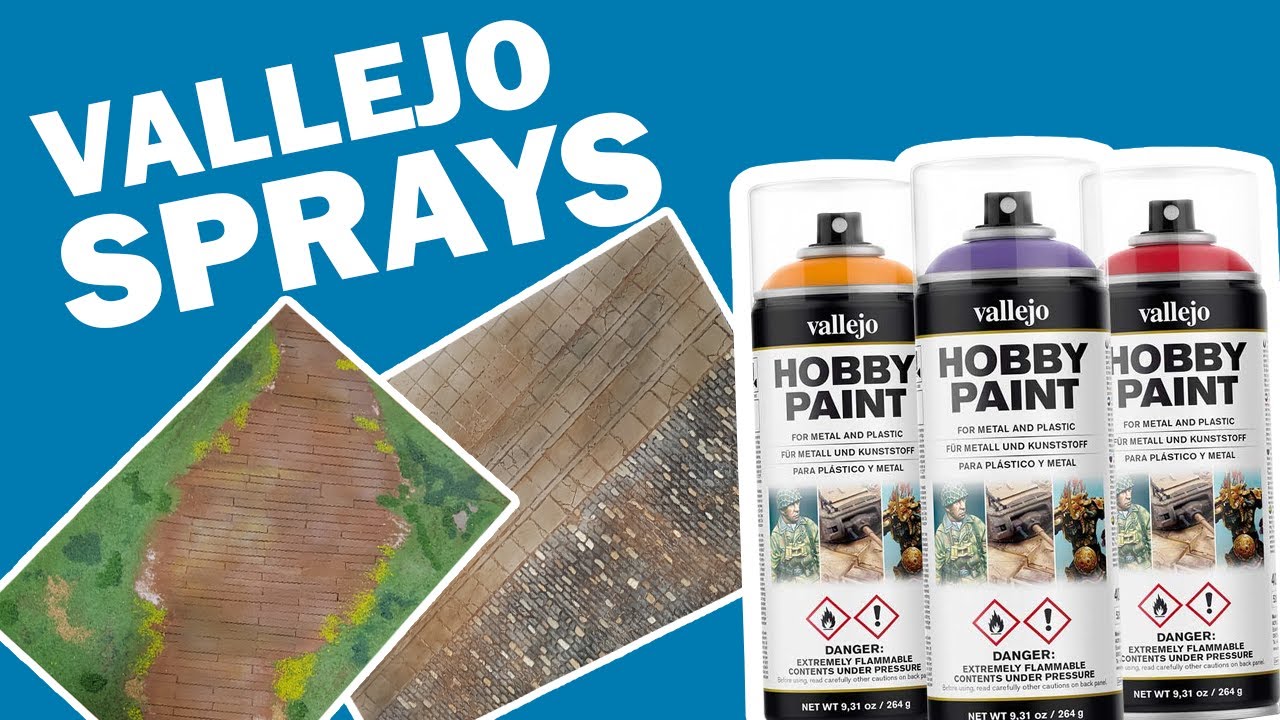 Vallejo Hobby Paint Spray - Black