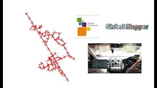 Drive test Direction View using - Mapinfo and  Global Mapper