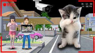 Yuta Mio Panik CCTV Merekam KUCING KICAU MANIA Di Depan Rumah 😱| Sakura School Simulator