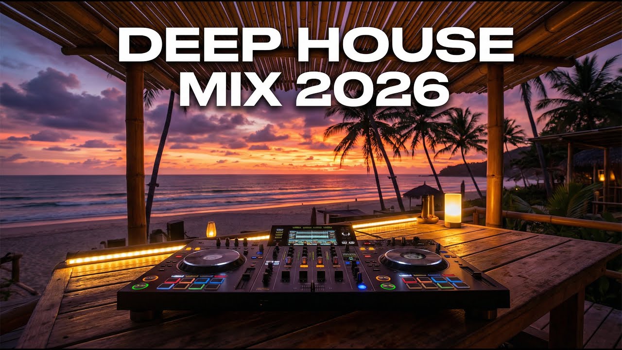 Beach Vibes Deep House 2026 | Relaxing Sunset Music for Study Work & Chill