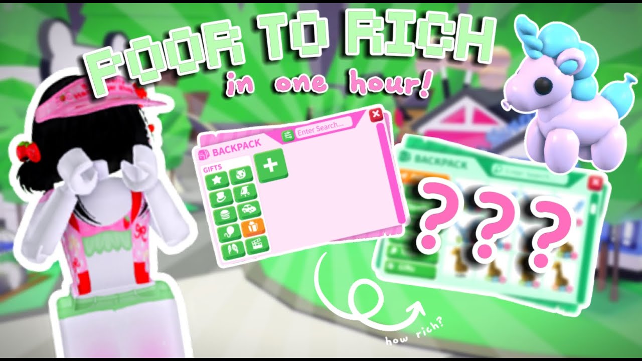 Челлендж «От бедных к богатым»! В «АДОПТЕ МЕНЯ!» всего ОДИН ЧАС!? *UrGurlie~