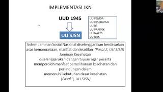 1st Series Webinar PDGI Jakarta Pusat; Sesi 5 Lanjutan drg Usman Sumantri, M.Sc