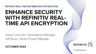 Enhance security with Refinitiv Real-Time API encryption