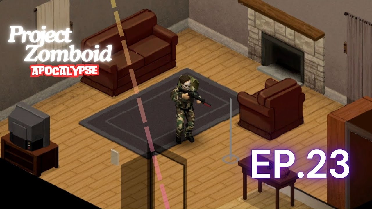 Millitary Surplus Store 2 │ Project Zomboid Apocalypse Mode │ No Commentary │ Ep 23