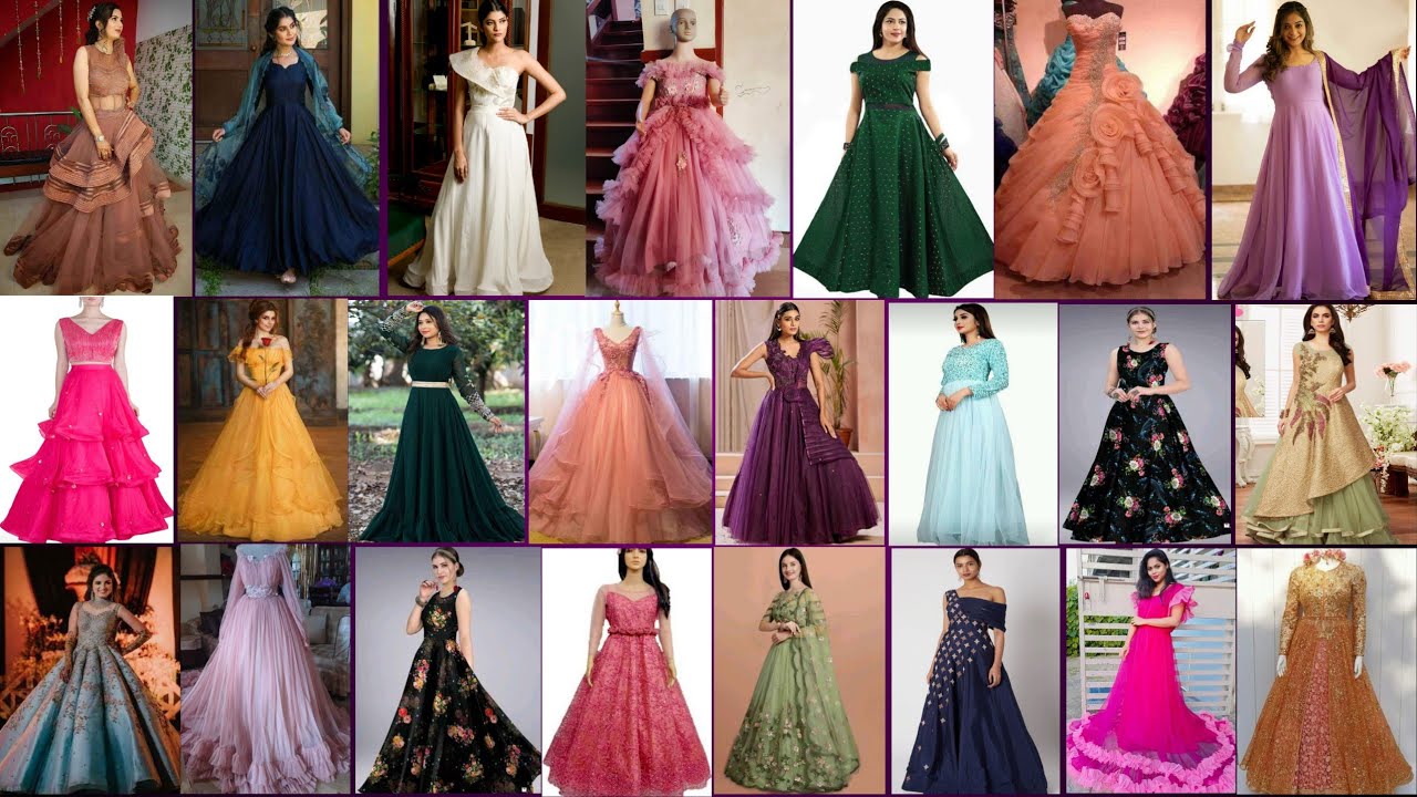 New Gown design 2020 |Latest party wear Gown dress design - YouTube | Latest  party wear gown, Party wear gown, Gown party wear