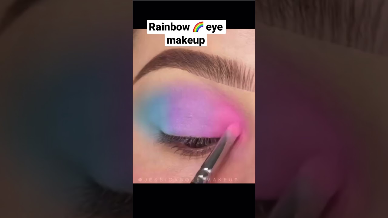 Rainbow 🌈 eye makeup 