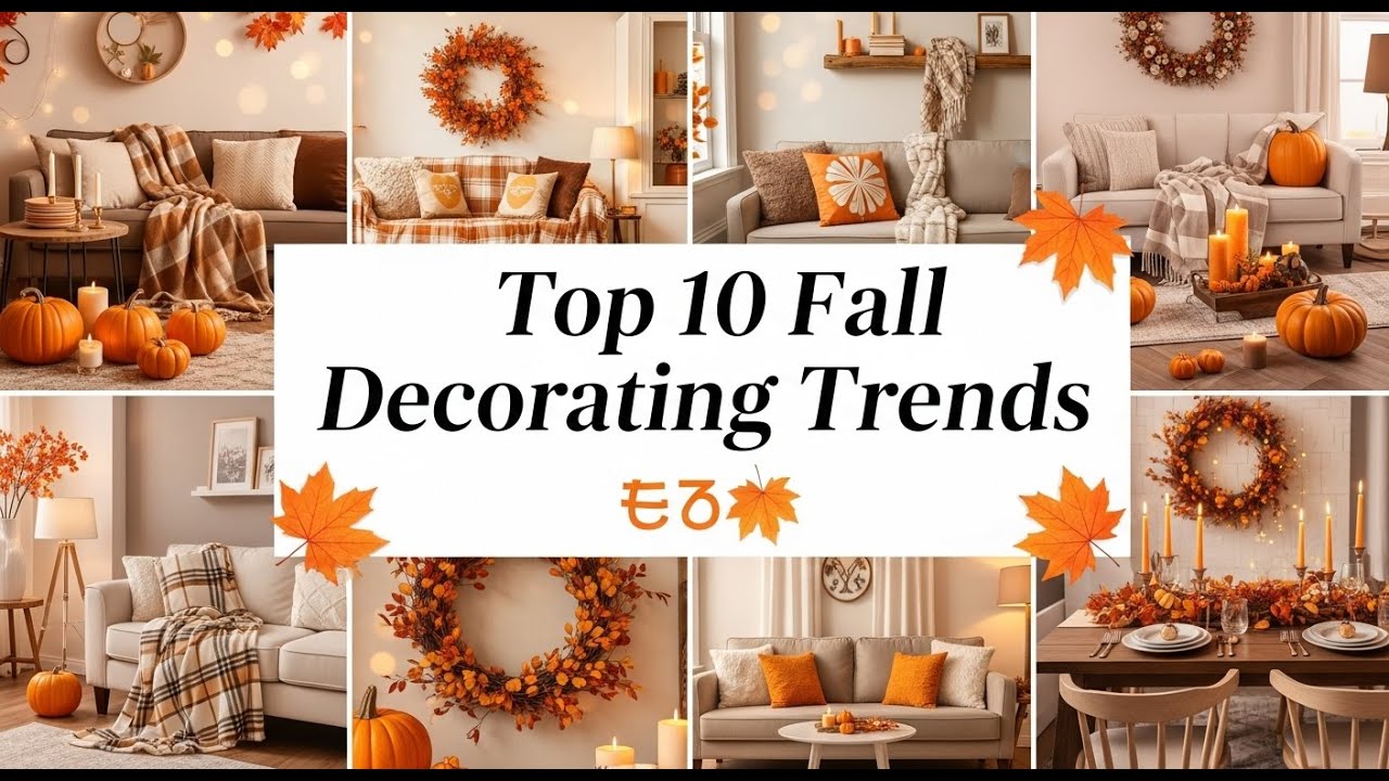 🌻 Fall 2025 Decor Trends You’ll Fall in Love With – Easy & Affordable Ideas!