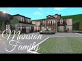 Bloxburg Family MANSION Family House Speed Build Exterior