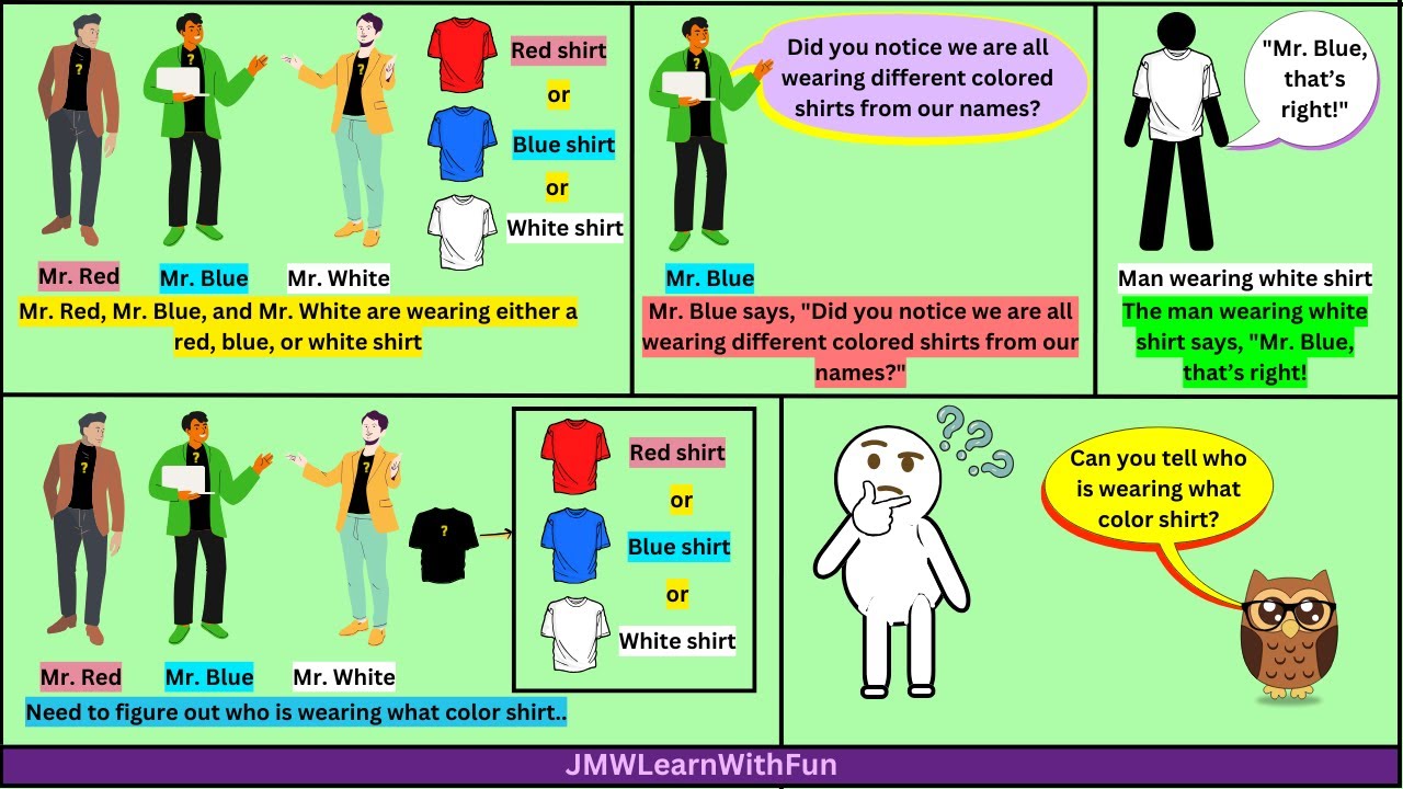 Logical Question [95] - What color shirt puzzle