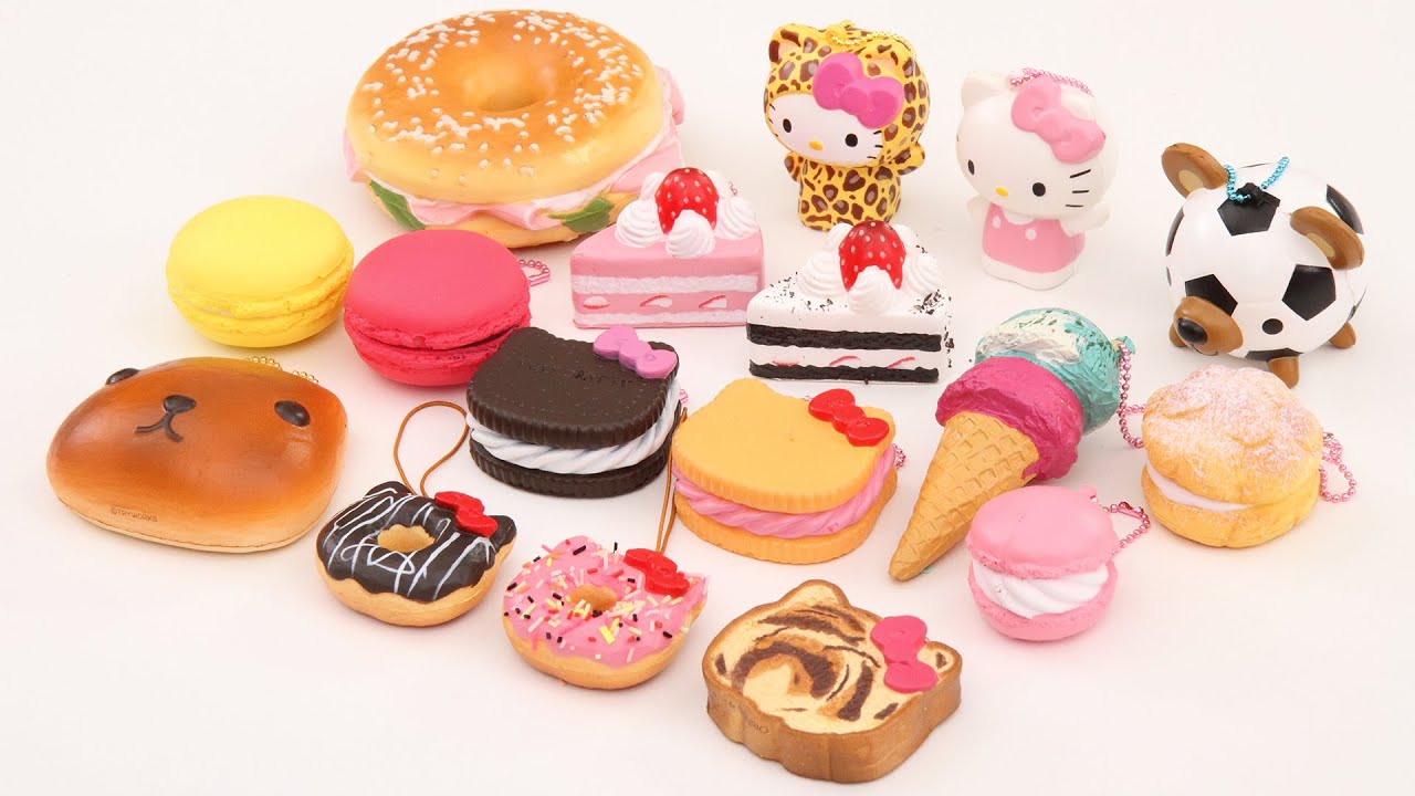 17 new squishies / spongy charms from modes4u
