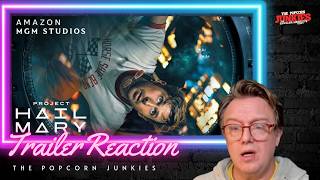 Project Hail Mary Official Super Bowl Trailer The Popcorn Junkies Reaction