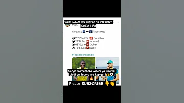 TAZAMA WAFUNGAJI YANGA LEO MECHI YA KIRAFIKI Simba Yanga Viral Trending 