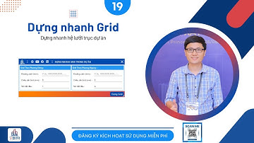 VBIM || TỰ ĐỘNG DỰNG NHANH GRID - ẨN HIỆN BUBBLE GRID || VBIM TOOLS