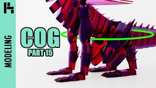 Making the COG Control | Rigging A Dragon In Maya Part 15