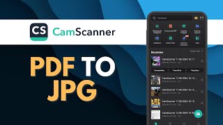How To Convert PDF To JPG In Camscanner (Easy Guide)