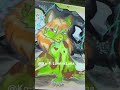 Green Apple Kitty #beach #furry #cat  #anthroart #anthroartist #painting #Redo  #acrylicpainting
