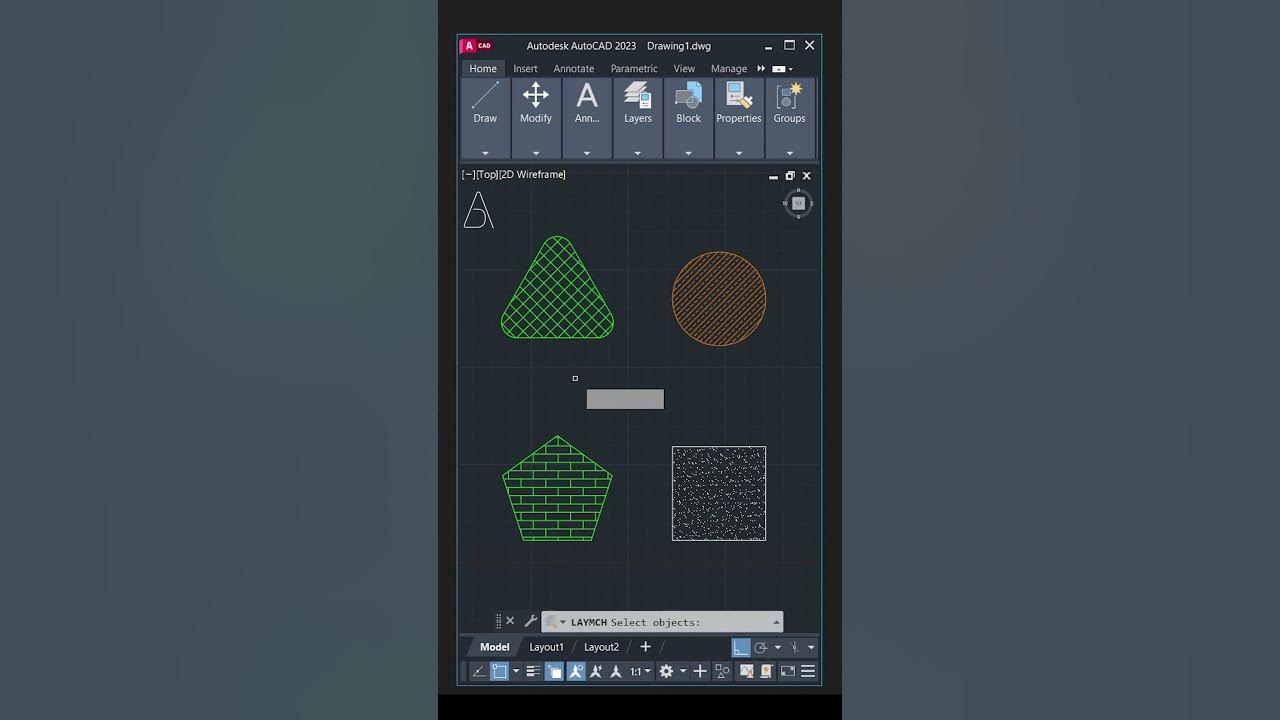 Match layer autocad tutorial architecture autocad youtube