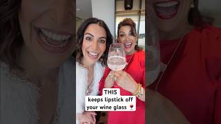 THIS Keeps Lipstick Off your Wine Glass