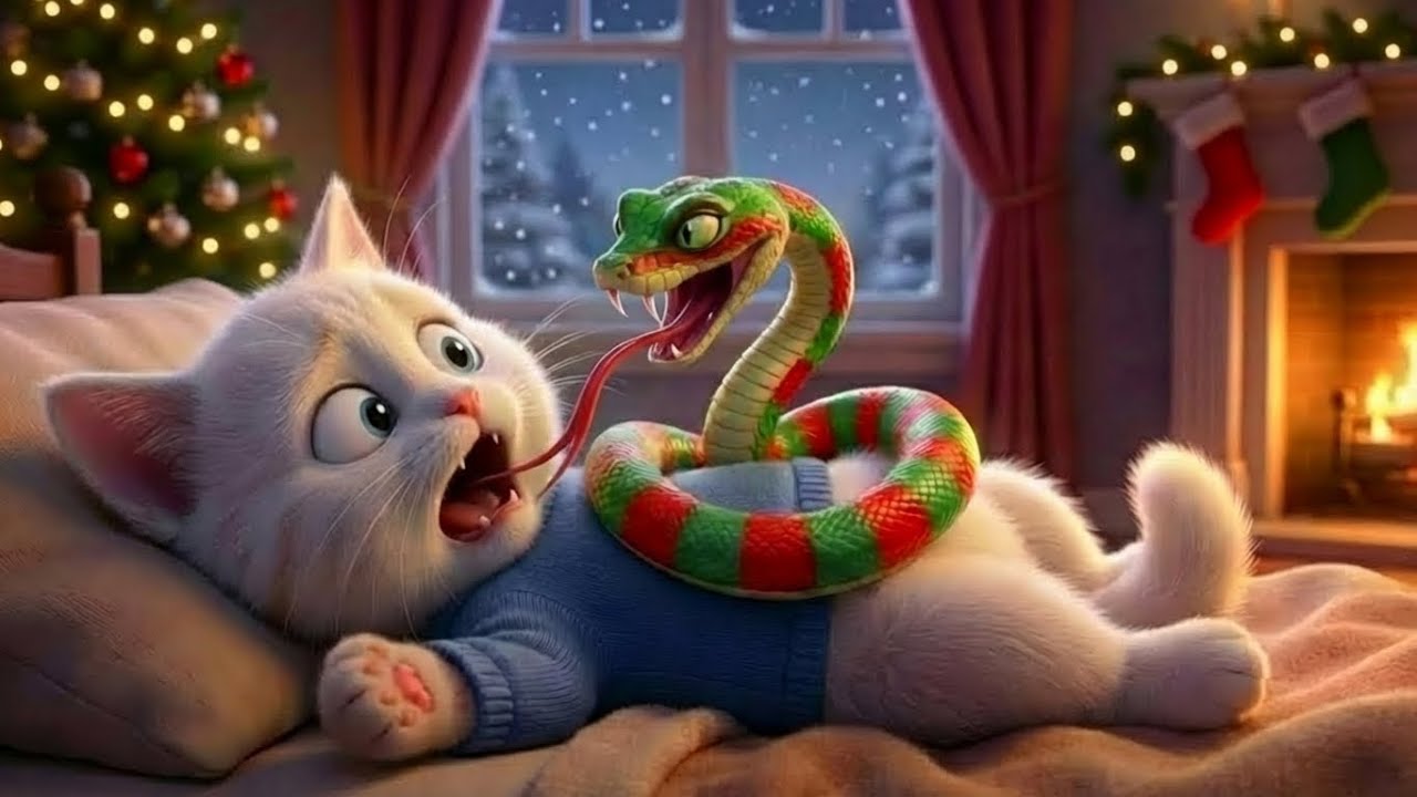🐱kitten Gets in Big Trouble After Eating a Magical Snake |​Cat Ai Story 