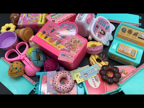 9 Minutes Satisfying With Unboxing Ice Cream Shop + Donut Shop Set ASMR (no music)
