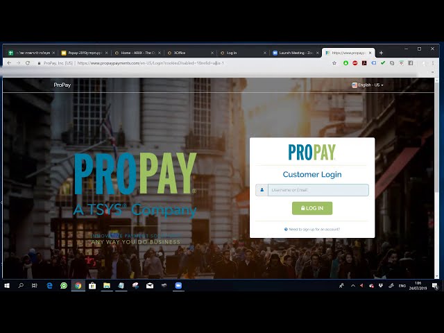 ProPay Web - Login