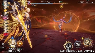 E0S1 PHAINON & CERYDRA VS GEPARD & LYGUS BOSS | MEMORY OF CHAOS 3.5 | HONKAI STAR RAIL