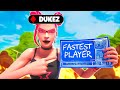 The fastest fortnite player