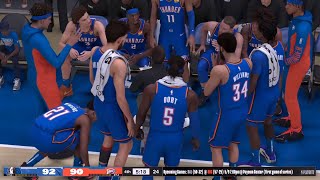 NBA 2K24 Playoffs Mode | THUNDER vs MAVERICKS GAME 1 | Ultra PS5 Gameplay