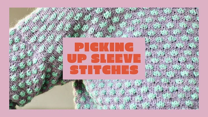 Picking up sleeve stitches