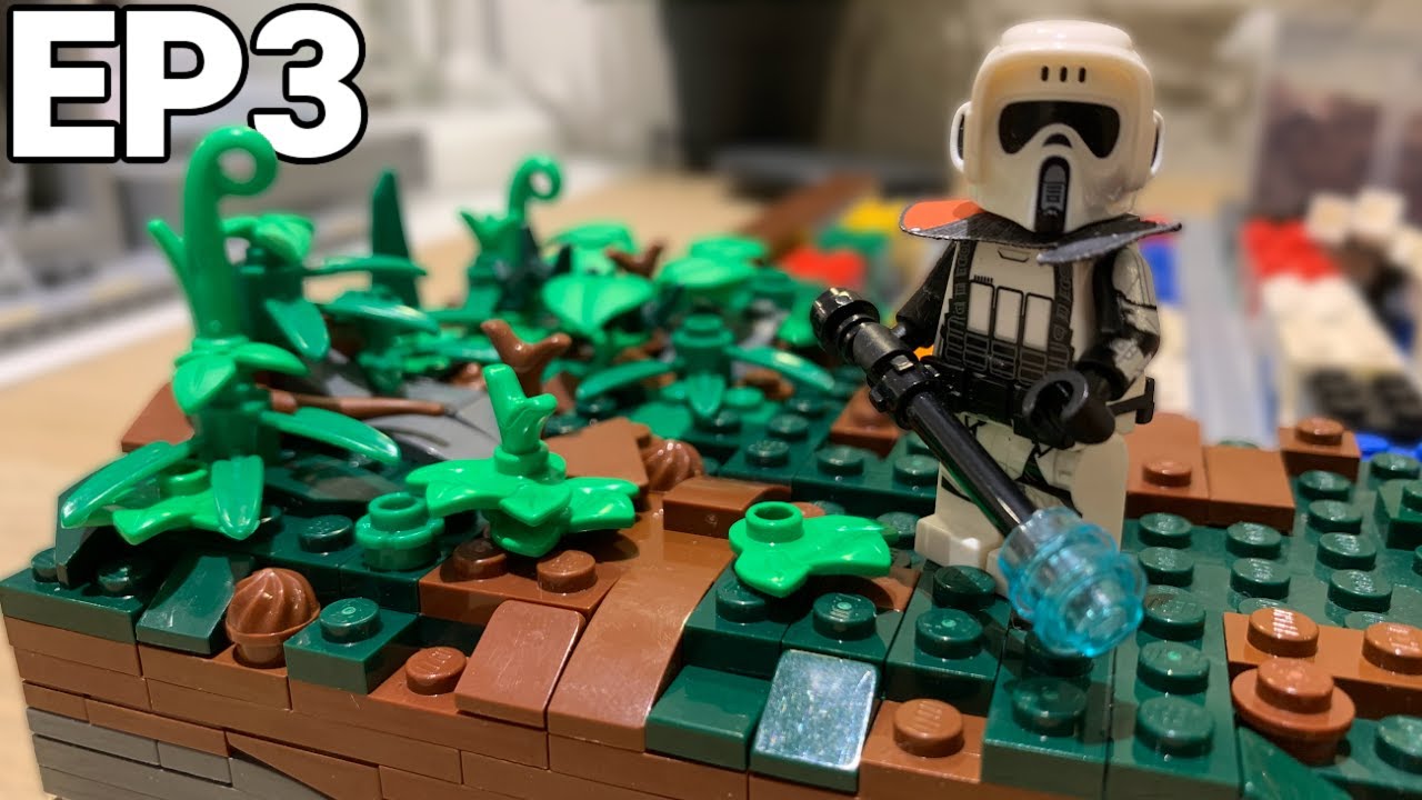 Building the IMPERIAL BASE on KASHYYYK EP3 Tie fighter and foliage! YouTube