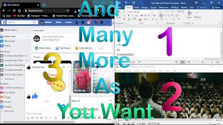 How to Use Multi-Screen Windows for Multi Tasking work in Windows 10 | windows 10 Snap Features