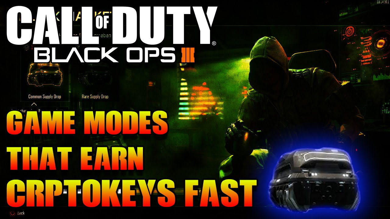 GAME MODES THAT EARN CRYPTOKEYS FAST! (Black Ops 3 Free For All Gameplay)
