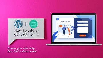 How to Add Contact Form in WordPress ? Check out this Video (Easiest Way + Drag and Drop)