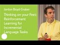 Thinking on your Feet: Reinforcement Learning for Incremental Language Tasks