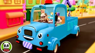 Wheels On The Tow Truck + More Nursery Rhymes & Vehicles Cartoon for Kids