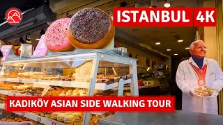 Join Us On Istanbul 2023 Journey Through Kadıköy Asian Side Center ! 22 June Walking Tour|4k 60fps