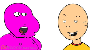Caillou Gives Barney A Barney Error/Rewarded