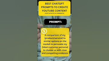15 ChatGPT Prompts to Take Your YouTube Content Viral: #1