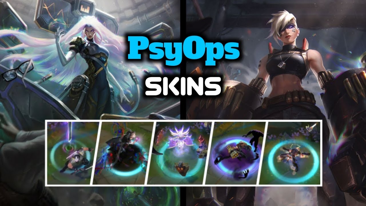 Lol PsyOps Spotlight ( Ezreal , Master Yi Shen , Vi and Sona Skins ...