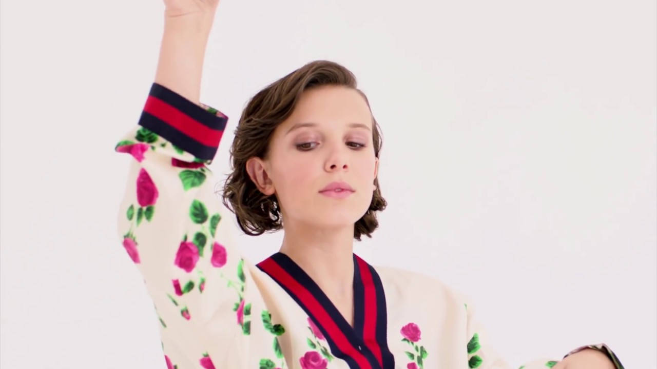 Millie Bobby Brown gets in the Zone - L'OFFICIEL x Gucci - YouTube