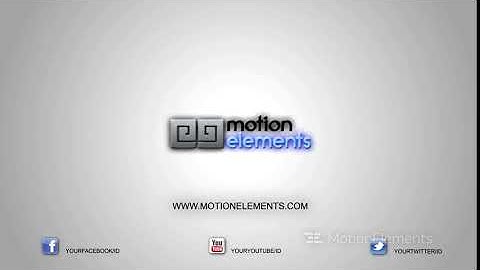 Motion Elements logo | Adobe After Effects template Free download project