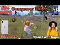 Best aggressive gameplay with cute girl  solo 20 kills  iphone11 gameplay