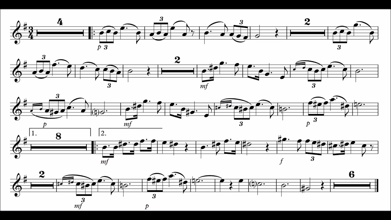 ⁣Clarinet Play-Along - Schubert Serenade - Ständchen - Sheet music