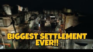 Fallout 4: Biggest Settlement Ever At Concord!